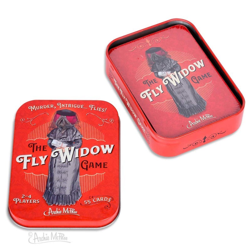 Fly Widow Game Includes Murder Intrigue and Flies Old Maid Style Card Game